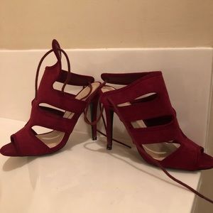 Maroon heels